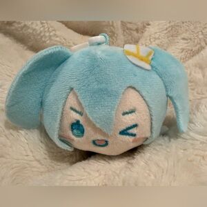 Hatsune Miku x Cinnamoroll PoteKoro Mascot Plush Keychain
